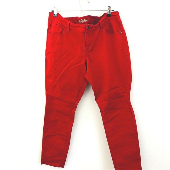 old navy red pants